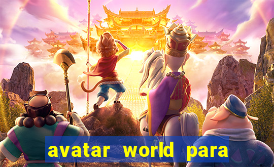 avatar world para imprimir e colorir